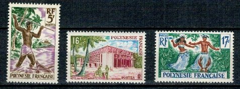 Polinezia Franceza 1960 - Motive locale, serie neuzata