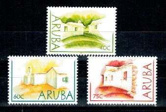 Aruba 2003 - Case traditionale, arhitectura, serie neuzata