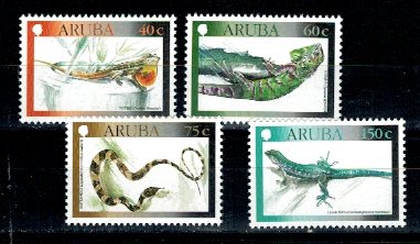 Aruba 2000 - Reptile, fauna, serie neuzata