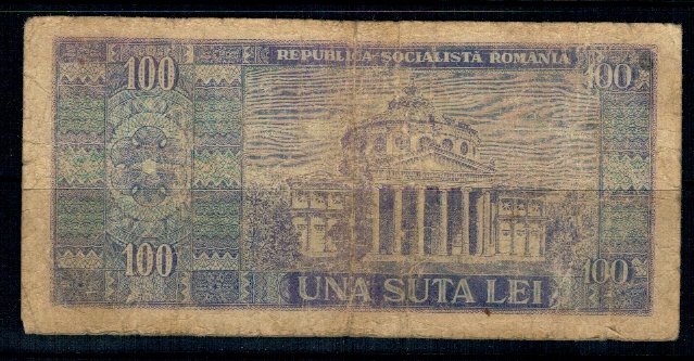 Romania 1966 - 100 lei, uzata