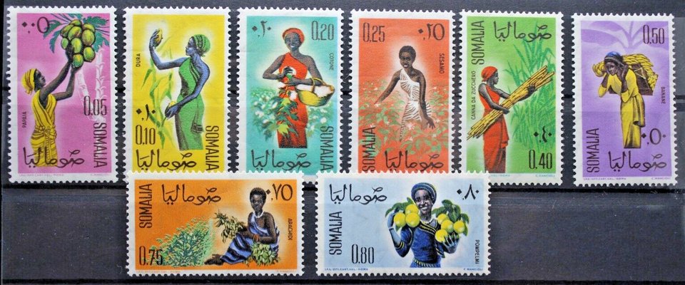 Somalia 1961 - Fructe, serie neuzata