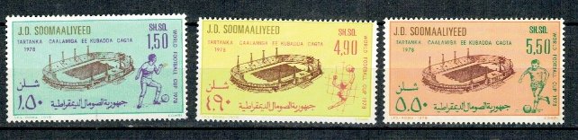 Somalia 1978 - Camp. mondial de fotbal, serie neuzata