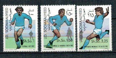 Somalia 1982 - Camp. mondial de fotbal, serie neuzata