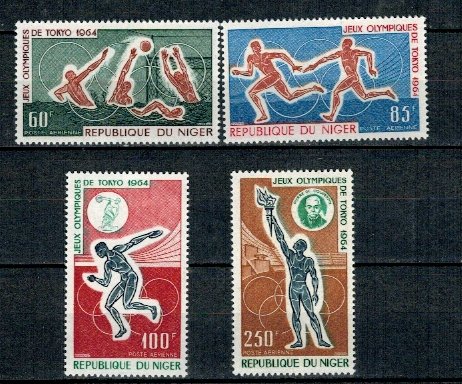Niger 1964 - Jocurile Olimpice, sport, serie neuzata
