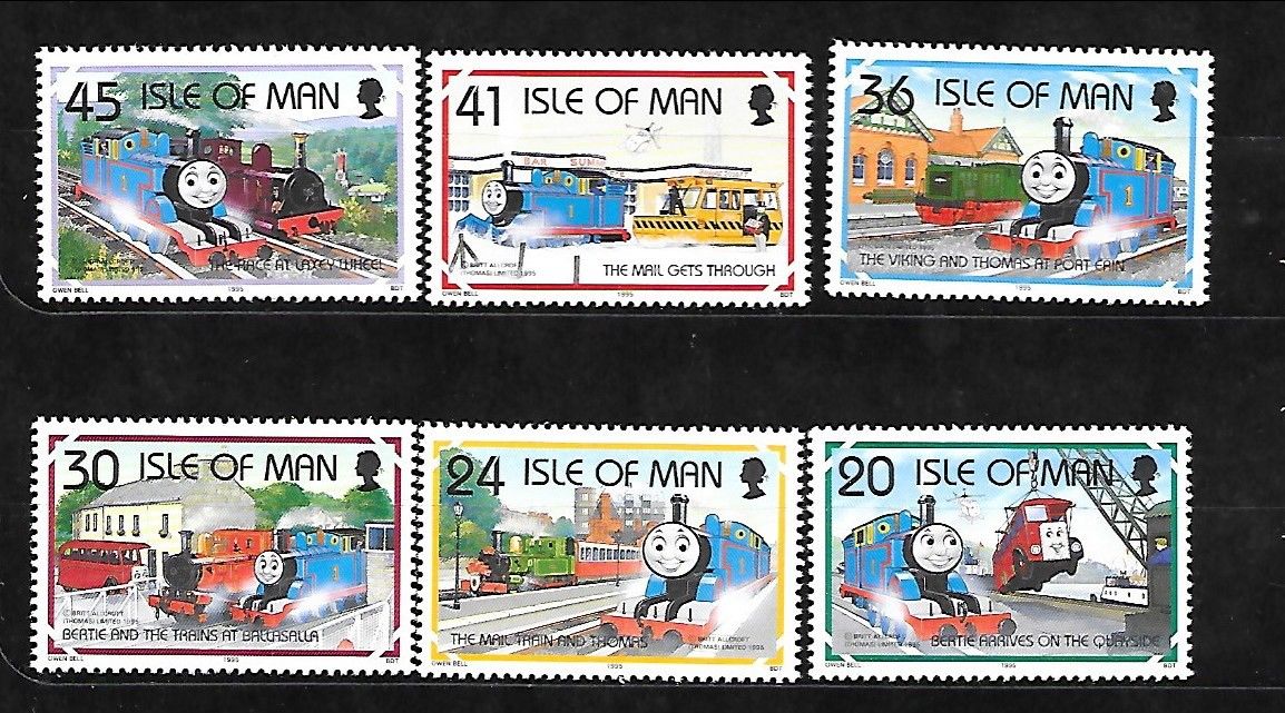 Isle of Man 1995 - Locomotive, Thomas, serie neuzata