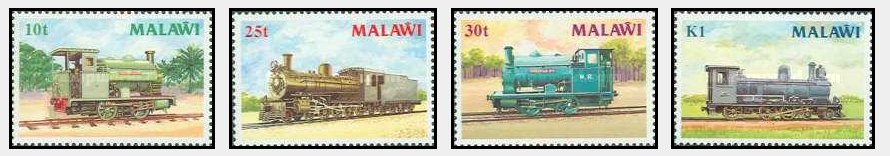 Malawi 1987 - Locomotive, serie neuzata