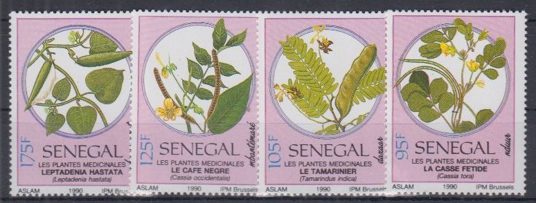 Senegal 1990 - Flori, flora, serie neuzata