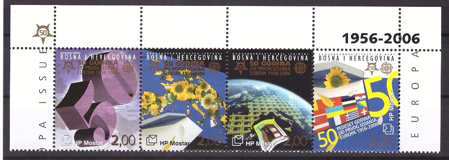 Mostar(Bosnia) 2006 - Europa, 50th CEPT, serie neuzata