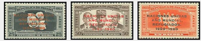 Panama 1960 - ONU, pt. refugiati, supr. serie neuzata