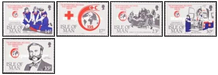 Isle of Man 1989 - Crucea Rosie, serie neuzata