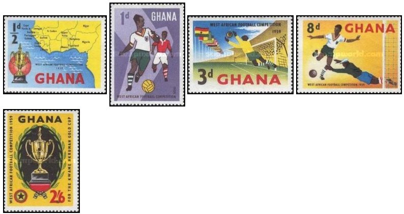 Ghana 1959 - Campionat de fotbal, serie neuzata