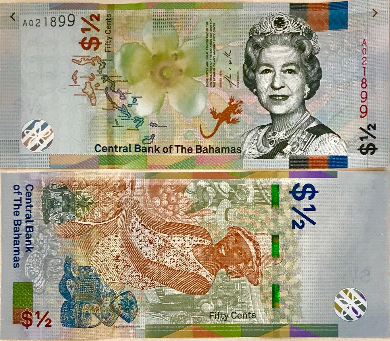 Bahamas 2019 - 50 cents UNC