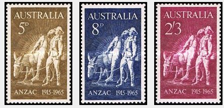 Australia 1965 - Gallipoli, serie neuzata