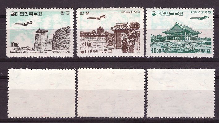 Korea Sud 1964 - Posta aeriana, serie neuzata