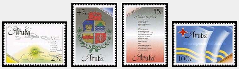 Aruba 1986 - Constitutia, serie neuzata