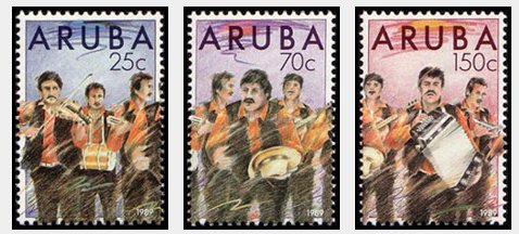 Aruba 1989 - Anul Nou, serie neuzata