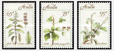 Aruba 1991 - Plante medicinale, serie neuzata