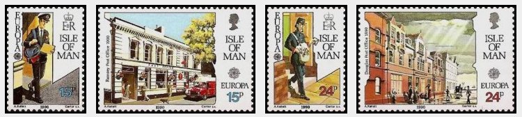 Isle of Man 1990 - Europa, posta, serie neuzata
