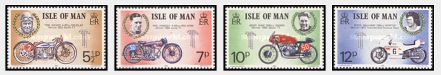 Isle of Man 1975 - Motociclism, serie neuzata