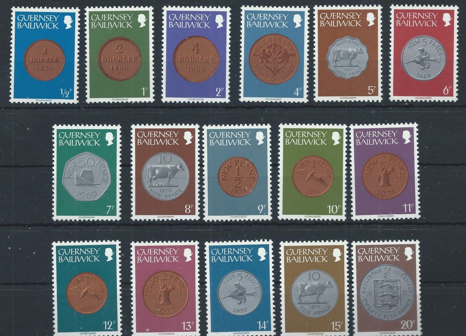 Guernsey 1979 - Monede, serie neuzata