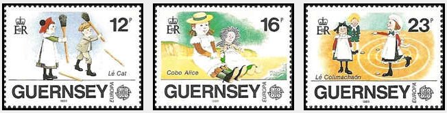 Guernsey 1989 - Europa, jocuri de copii, serie neuzata