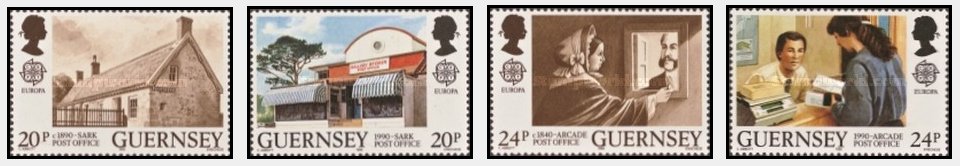 Guernsey 1990 - Europa-oficii postale, serie neuzata
