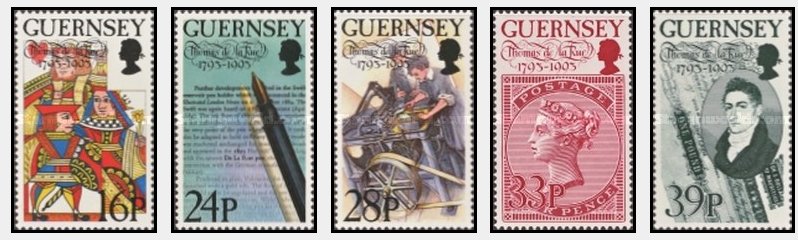 Guernsey 1993 - Thomas de la Rue, serie neuzata