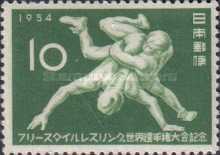 Japonia 1954 - Wrestling, neuzata