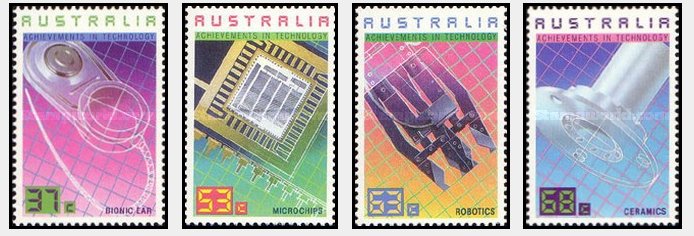 Australia 1987 - Noua tehnologie, serie neuzata