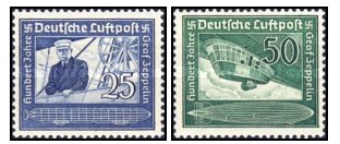 Deutsches Reich 1938 - Graf von Zeppelin serie neuzata