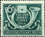 Deutsches Reich 1944 - Ziua marcii postale, neuzata