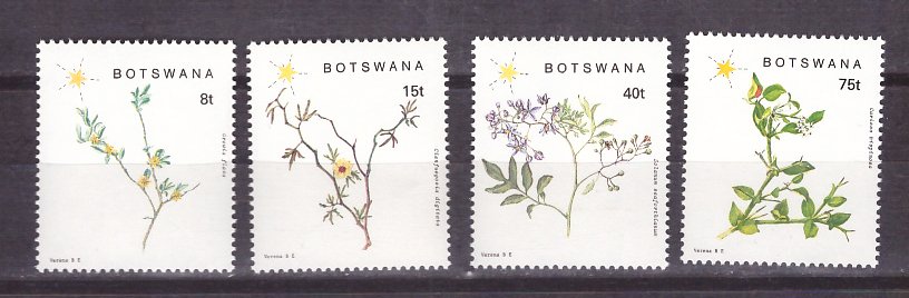Botswana 1988 - Flori, serie neuzata
