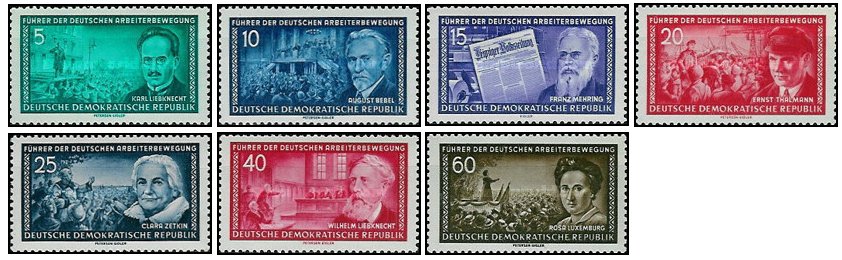 DDR 1955 - Personalitati, serie neuzata