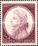 Deutsches Reich 1941 - Mozart, neuzata