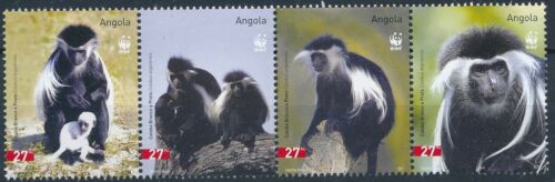 Angola 2004 - Fauna WWF, maimute, serie neuzata