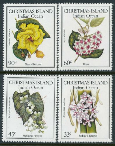 Christmas Island 1986 - Flori, serie neuzata