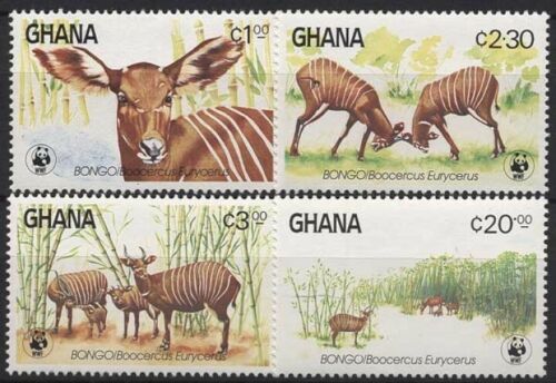 Ghana 1984 - Fauna WWF serie neuzata