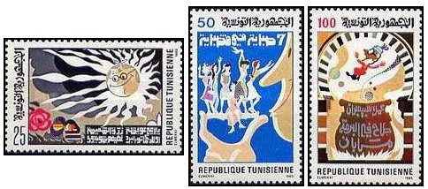 Tunisia 1985 - Povesti si cantece tunisiene, serie neuzata