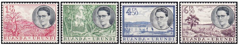 Ruanda-Urundi 1955 - Vizita regala, serie neuzata