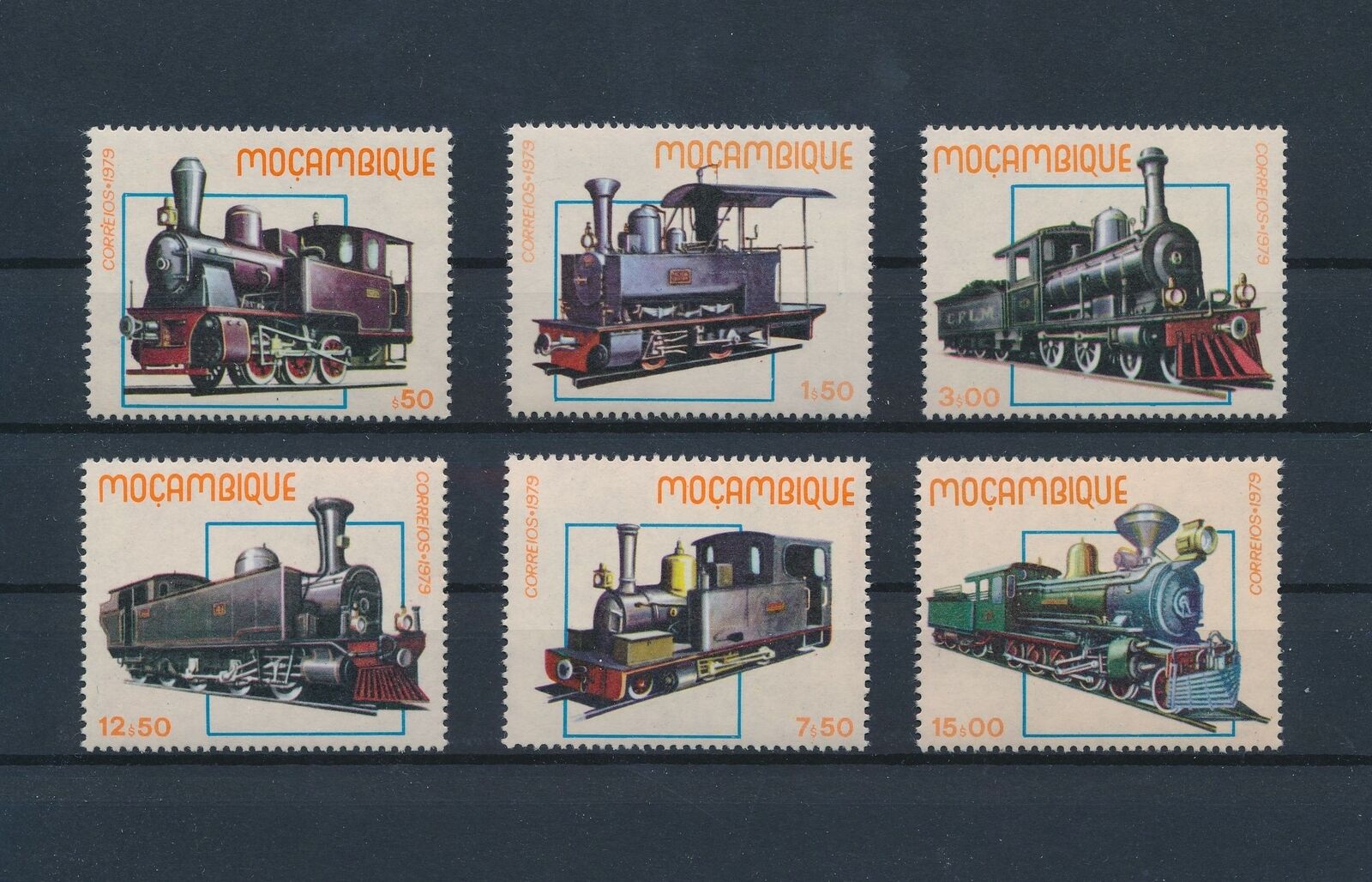 Mozambic 1979 - Locomotive, serie neuzata