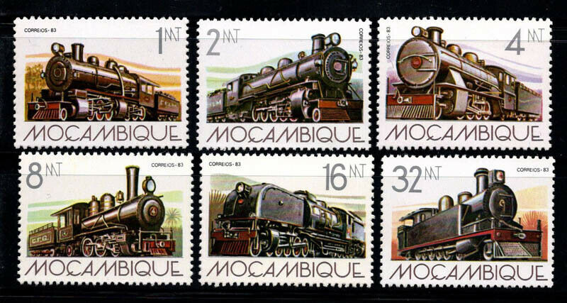 Mozambic 1983 - Locomotive, serie neuzata