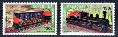 Madagascar 1973 - Locomotive, cai ferate, serie neuzata