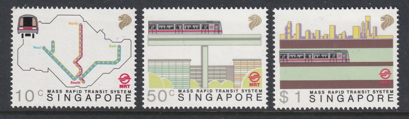 Singapore 1988 - Trenuri rapide, serie neuzata
