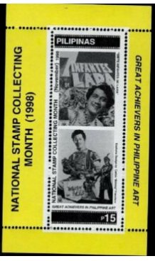 Filipine 1998 - Luna marcii postale, colita neuzata