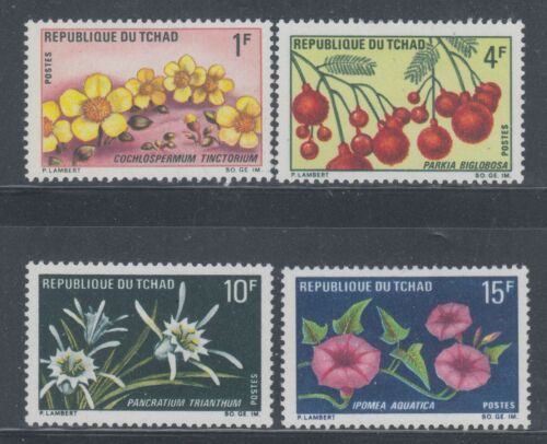 Tchad 1969 - Flori, serie neuzata