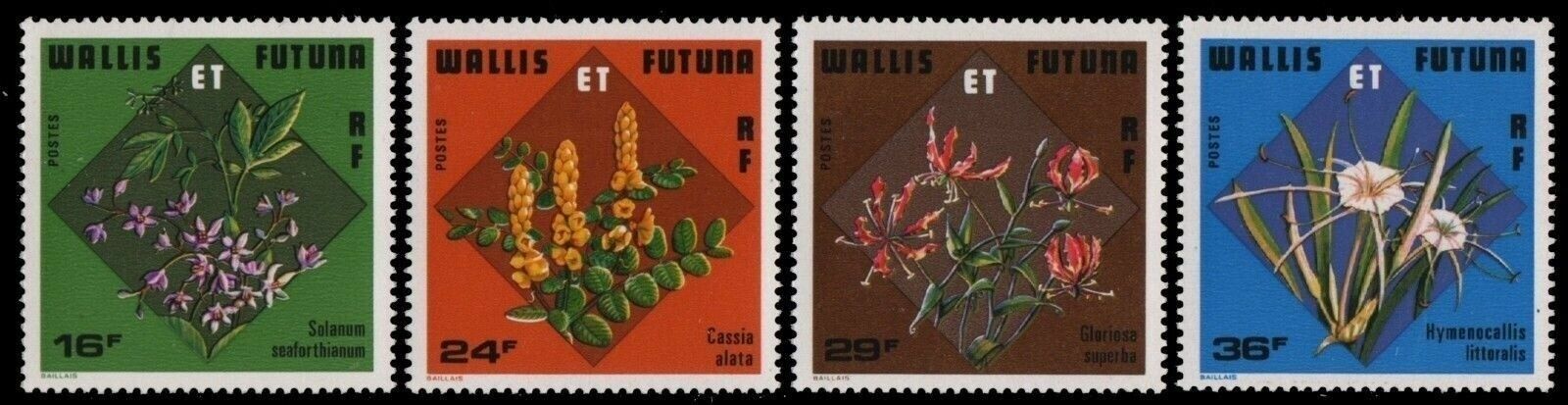 Wallis & Futuna 1978 - Flori, serie neuzata