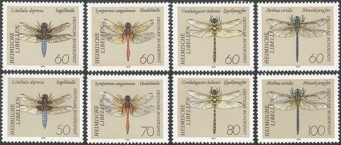 Germania 1991 - Insecte, serie neuzata