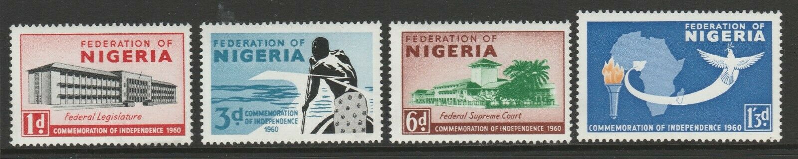 Nigeria 1960 - Independenta, serie neuzata