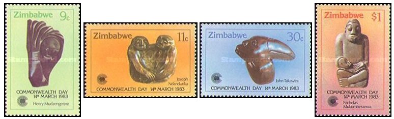 Zimbabwe 1983 - Sculpturi, serie neuzata