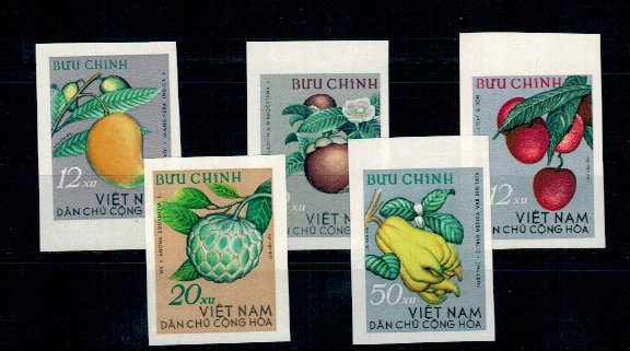 Vietnam 1964 - Fructe, serie ndt neuzata